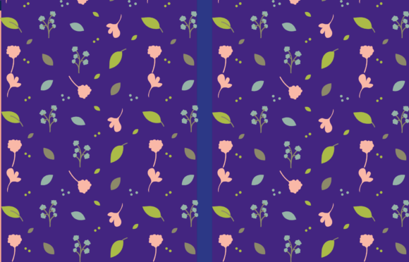 Abstract, Floral Notebook Cover