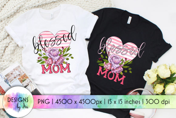 Blessed MOM Floral Print Mother’s Day
