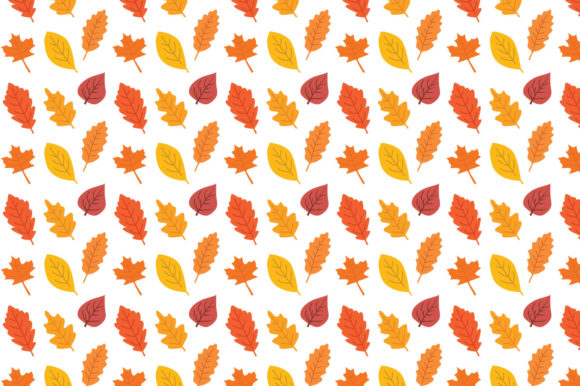 Fall and Autumn Leaves Floral Pattern