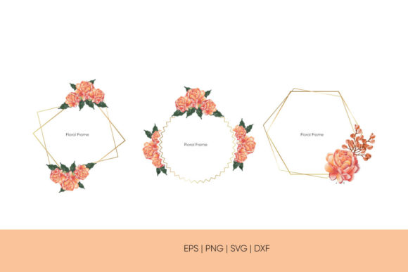 Floral Frame Water Color