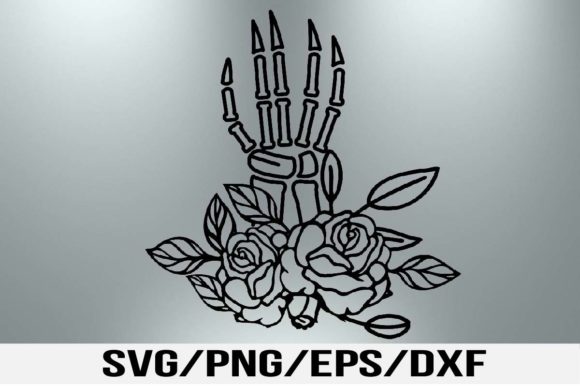Floral Hand Bones
