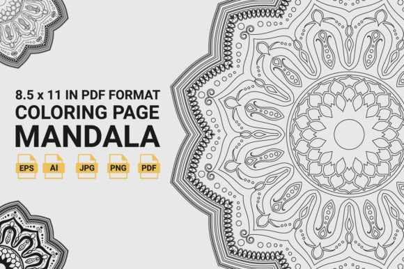 Floral Mandala KDP Interior for Kids 02