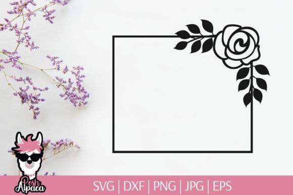 Floral Monogram Frame