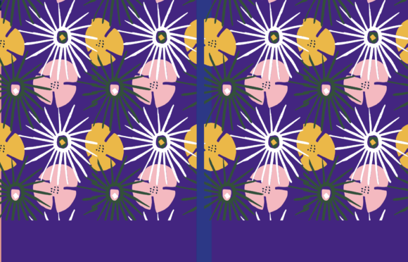 Floral Notebook Cover Template