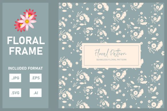 Floral Pattern Design with Flowers