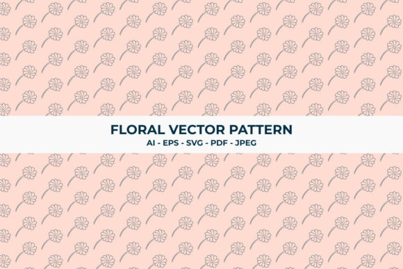 Floral Style Digital Paper Pattern