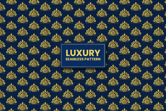 Gold Botanical Floral Pattern Collection