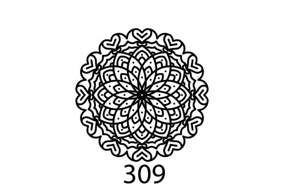 Mandala Template Style Floral