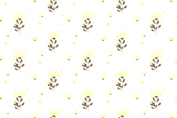 Pattern Floral Background Set