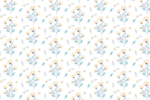 Pattern Floral Leaf Background Graphic