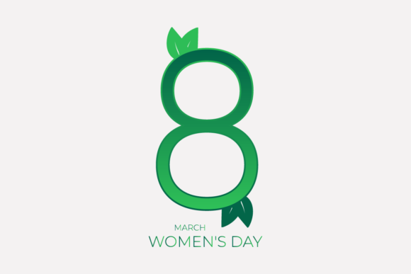 Women’s Day Floral Leaf Vector Design